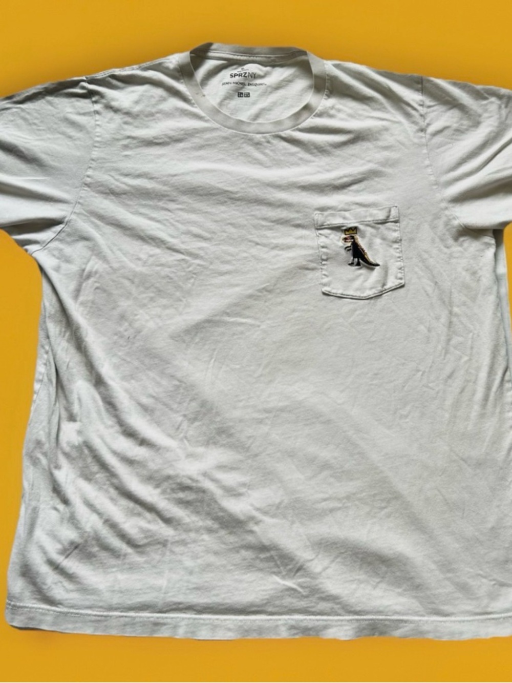 UNIQLO x Jean-Michel Basquiat White Pocket T-Shirt Men's Size XL UT Graphic
